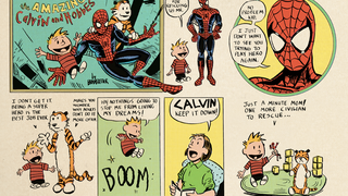 When Calvin And Hobbes Met Spider-Man